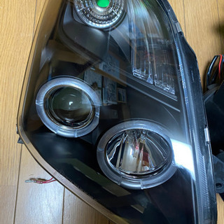 スイフト スイスポ 社外ヘッドライト イカリング付き Soner製