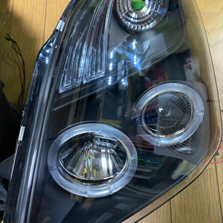 スイフト スイスポ 社外ヘッドライト イカリング付き Soner製
