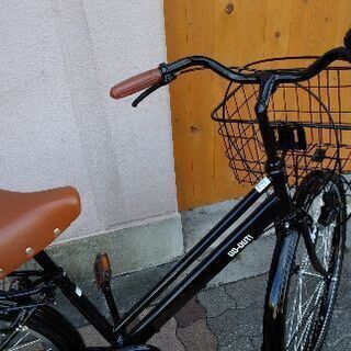 美品☆GO-OUT！26吋ファッションタウンサイクル シングル/ブラック