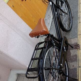美品☆GO-OUT！26吋ファッションタウンサイクル シングル/ブラック