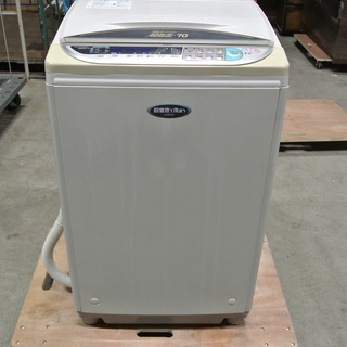 【121307】全自動電気洗濯機　サンヨー　ASW-EP70A　...