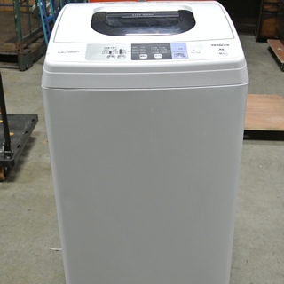 【121308】全自動電気洗濯機　日立　NW-50B形　47L　5kg　2018年製【引取限定】