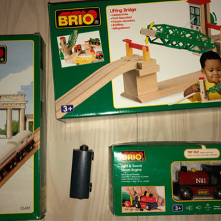 トーマス木製レール、プラスブリオ付き