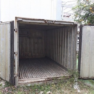 トラックのアルミコンテナ　現物確認できます！ トラックのアルミコンテナ 現物確認できます！