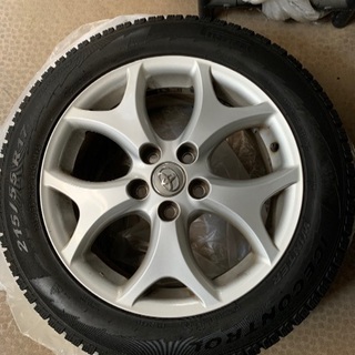 タイヤ、ホイール 215/55R17ピレリー中古スタッドレスタイヤ純正アルミ 
