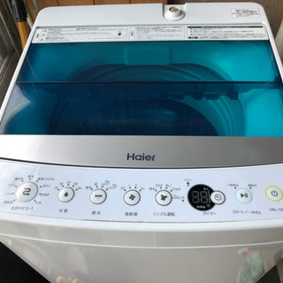 Haier 2017年製 洗濯機 5.5k jw-c55a