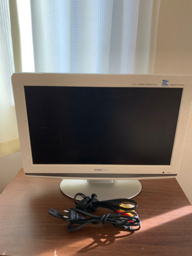オリオン　地デジ　液晶テレビ　19型　動作品　リモコンなし