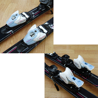 ミッドスキー3点セット 141cm Salomon Le Ciel 141 Salomon 607