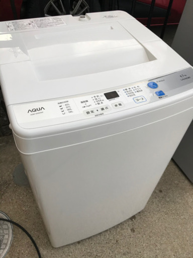 激安‼️AQUA 洗濯機 4.5kg 2016年