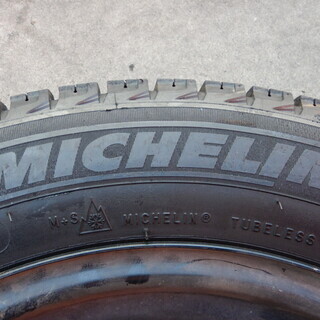 ＶＷポロ純正スチールホイール　１５インチ　溝たっぷりスタッドレス付き♪