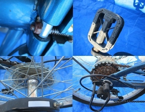 折りたたみ自転車 シマノ6段変速 20インチ M208 MYPALLAS マイパラス
