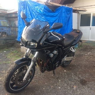 FZ400 エンジン実働 カウル割れあり 現状販売 XJR?ZZR?