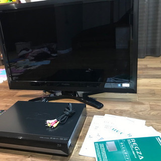 REGZA 37型 ➕ ブルーレイレコーダー（再値下げ）