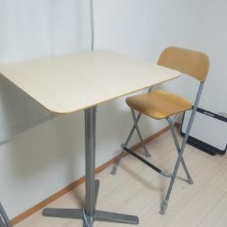 【IKEA】FRANKLIN バーテーブルとスツール2脚