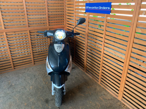 バイク屋さんで整備された希少PGO  my bu bu125cc