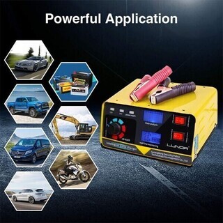 400AH フル自動車バッテリー充電器インテリジェントパルス修理汎用 