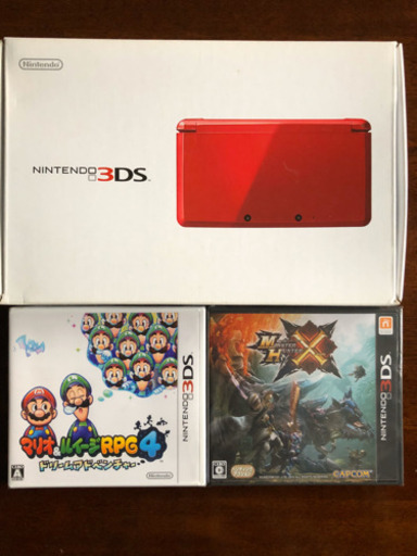新品 任天堂3DS 本体 新品ソフト2個付き