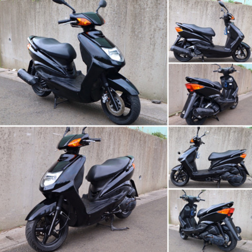 【YAMAHA シグナス125X】外装、新品！！オールブラック、ノーマル仕様！！