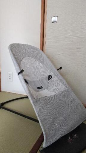 美品 ベビービョルン バウンサー バランス ソフト メッシュ ホワイト 