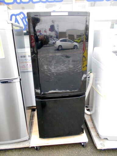 【恵庭発】MITSUBISHI 三菱 2ドア冷凍冷蔵庫 MR-P15Y-B サファイアブラック  2015年製　Pay Pay支払いOK！