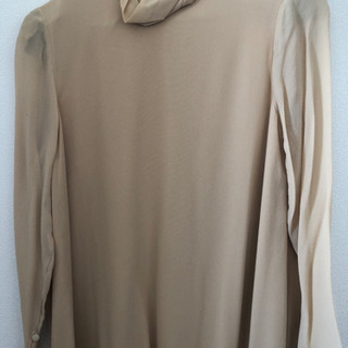 ルイフェロー 100%シルクシフォンワンピース