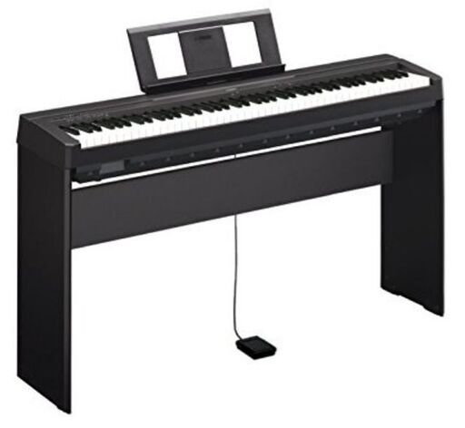YAMAHA電子ピアノP-45B(88鍵盤)★イヤホン使用可能なのでマンションなどでも音漏れせず安心、クリスマスプレゼントに!