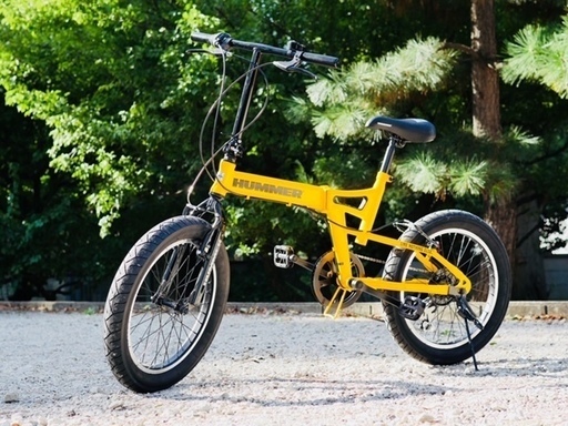 HUMMER(ハマー)  20インチ　折りたたみ　自転車 FAT-BIKE シマノ製6段変速/前後Vブレーキ