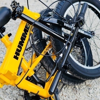 HUMMER(ハマー) 20インチ 折りたたみ 自転車 FAT-BIKE シマノ製6段変速