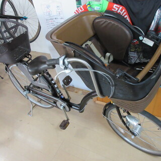 【エコプラス小倉南店】アサヒ 子乗せ対応22インチ自転車 プチママン 内装三段ギア 子乗せシート＆大型樹脂バスケット付き 中古車 スタッフ向井おすすめ !! 自転車 通勤 通学 チャリ スポーツ車 福岡 北九州 小倉 南 湯川 中古車