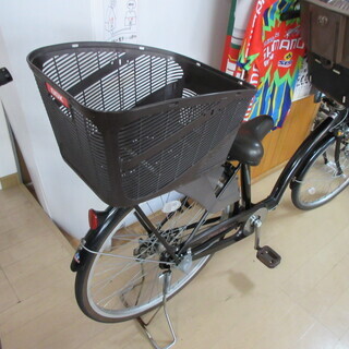 【エコプラス小倉南店】アサヒ 子乗せ対応22インチ自転車 プチママン 内装三段ギア 子乗せシート＆大型樹脂バスケット付き 中古車 スタッフ向井おすすめ !! 自転車 通勤 通学 チャリ スポーツ車 福岡 北九州 小倉 南 湯川 中古車