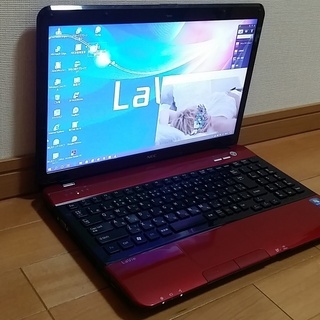 人気のレッド きれい】ブルーレイ Core i5搭載 NECノートパソコン USB 