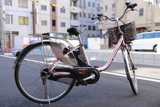 パナソニック電動アシスト自転車VIVI ＤＸ 26インチ チョコブラウンボディー　8.9Aバッテリー　長押し3点灯　充電器付き