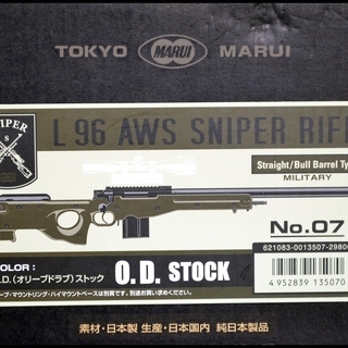 中古 東京マルイ L96AWS O.D.ストック ボルトアクションエアー