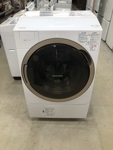 【リサイクルショップどりーむ荒田店】57　TOSHIBA　東芝　ドラム式洗濯機　2017年製　洗濯11.0Kg　乾燥7.0Kg　TW-117X5L【3ヶ月保証付き】