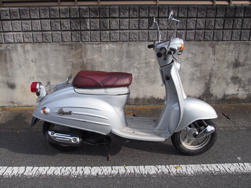 スズキ ヴェルデ レトロでおしゃれ 2スト ミラー・シートカバー新品