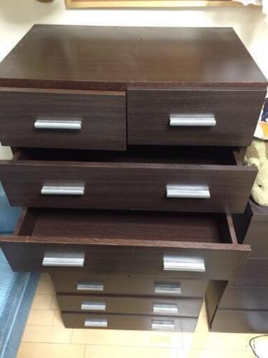 引き出したくさんの 棚 みりん 松戸の収納家具 タンス 衣類収納 の中古あげます 譲ります ジモティーで不用品の処分