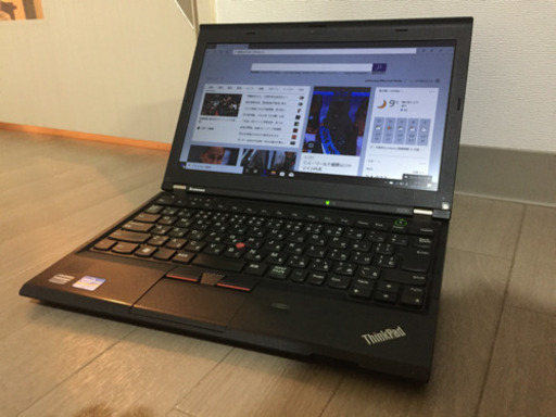 【特別価格】Windows10Pro Core i5 SSD lenovoミニノートパソコンX230