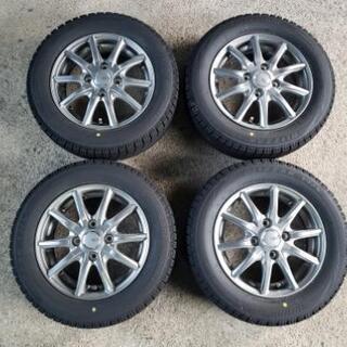 スタッドレスタイヤ・アルミホイール4本セット 155/65R13 ブリヂストン