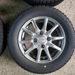 スタッドレスタイヤ・アルミホイール4本セット　155/65R13　ブリヂストン　ブリザックVRX　