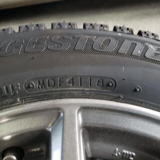 スタッドレスタイヤ・アルミホイール4本セット　155/65R13　ブリヂストン　ブリザックVRX　