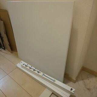 IKEA 2人用ダイニングテーブル＆椅子２脚(クッション付) 1...