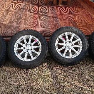 スタッドレス 15ｲﾝﾁ ｱﾙﾐ付き 195/65R15 バリ山