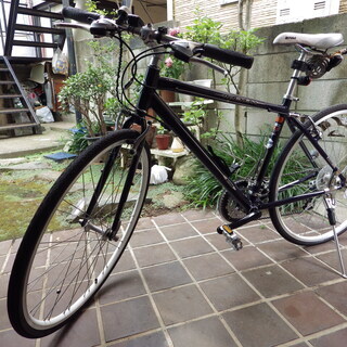 信頼のミヤタ クロスバイク トライクロス 色ブルーブラック 美麗 室内保管 低走行車