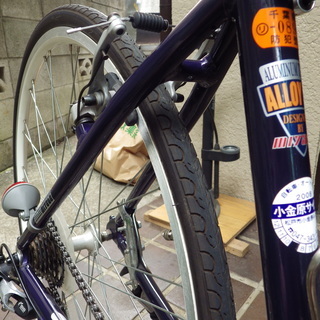 信頼のミヤタ クロスバイク トライクロス 色ブルーブラック 美麗 室内保管 低走行車 信頼のミヤタ クロスバイク トライクロス 色ブルーブラック 美麗 室内