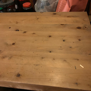 木製　ダイニングテーブル　イス付き