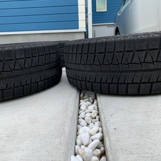 【値下げしました】【スタッドレスタイヤ&ホイール（215／55 R17）】ブリヂストンBRIZZAK REVO-GZ