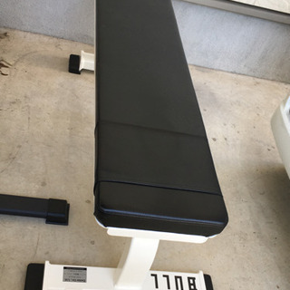 ☆値下げしました！宇都宮市より☆BULL ブル フラットベンチ+POWERTEC