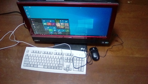 パソコン　NEC　一体型　23型ワイド画面