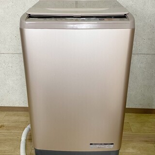 【美品】ビートウォッシュ BW-V100B 全自動洗濯機 ビートウォッシュ シャンパン BW-V100E-N [洗濯10.0kg