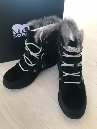 新品未使用 sorel エクスプローラー ジョアン ブラック 23㎝